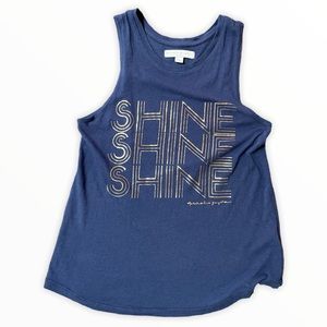 Spiritual gangster navy tank top size XS